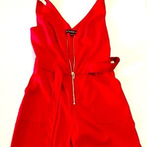 Guess red romper